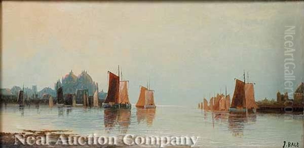 Venetian Scene Oil Painting by Edwin Bale