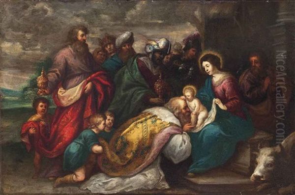 The Adoration Of The Magi by Hendrik van Balen the Elder