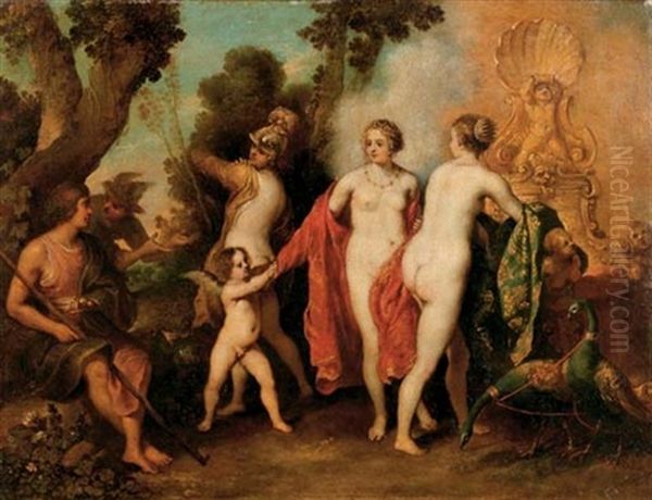 The Judgement Of Paris Oil Painting by Hendrik van Balen the Elder