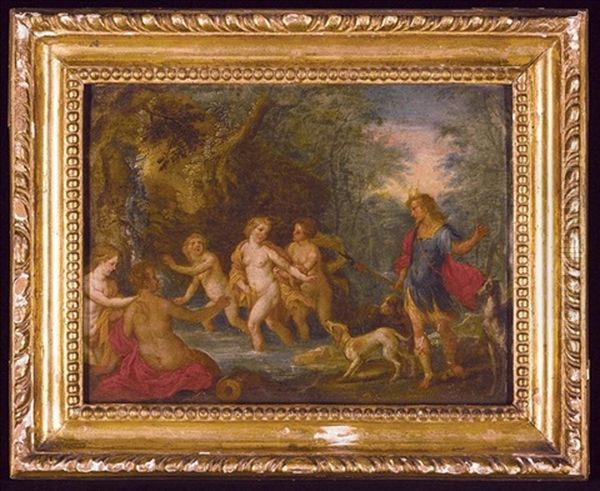 Diana And Acteon Oil Painting by Hendrik van Balen the Elder