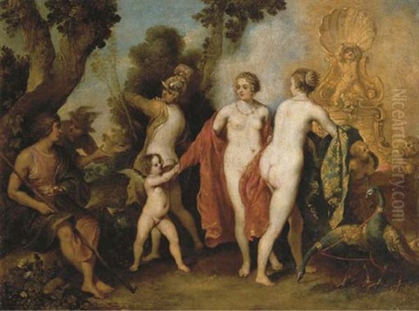 The Judgement Of Paris Oil Painting by Hendrik van Balen the Elder