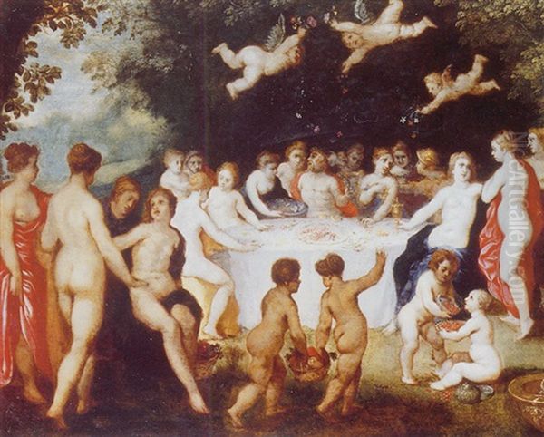 Le Banquet Des Dieux by Hendrik van Balen the Elder