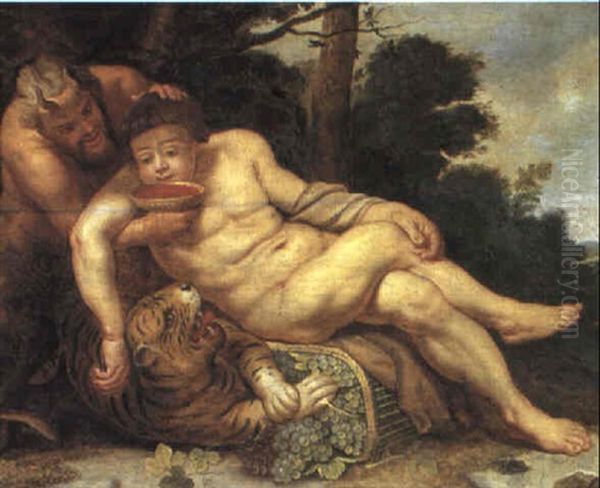 The Drunkenness Of Bacchus Oil Painting by Hendrik van Balen the Elder