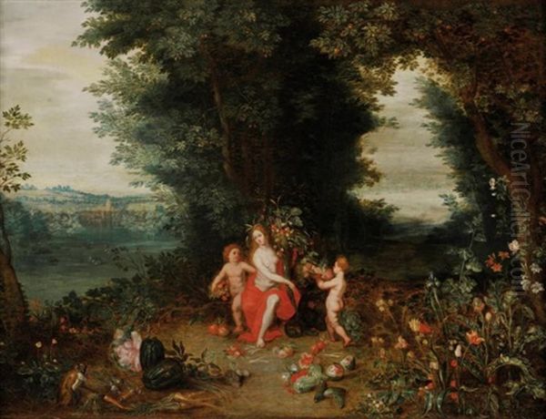 Allegorie De La Terre by Hendrik van Balen the Younger