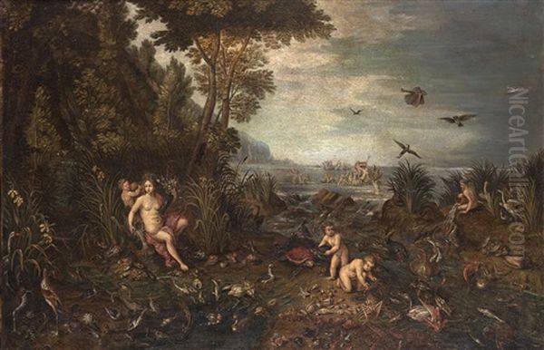 Allegoria Dell'acqua Oil Painting by Jan Van Balen