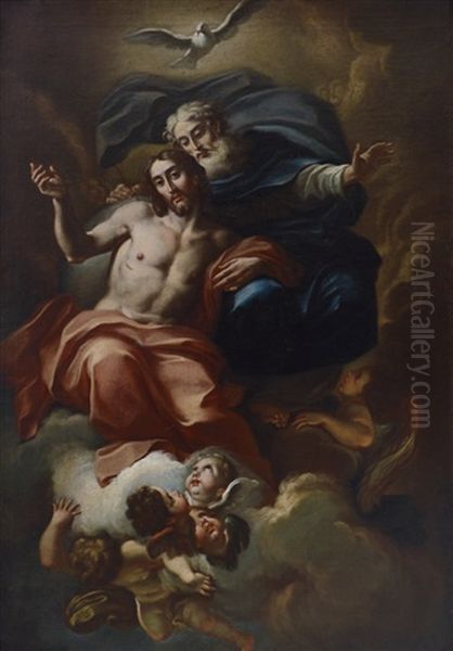 Santissima Trinita Oil Painting by Antonio Balestra