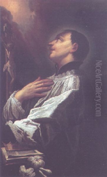 The Vision Of Saint Dominic Oil Painting by Antonio Balestra