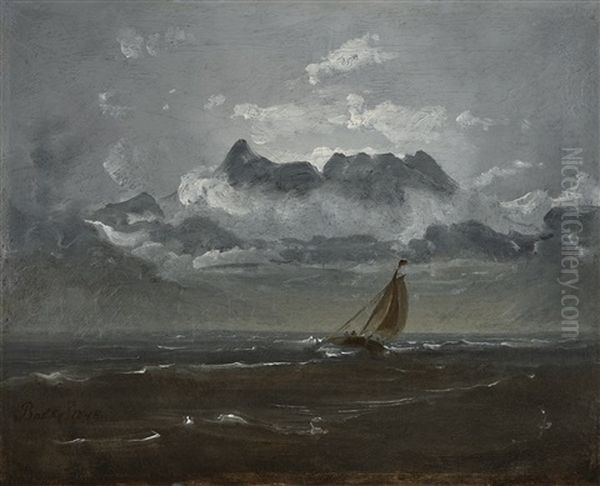 Miasteczko Oil Painting by Peder Balke