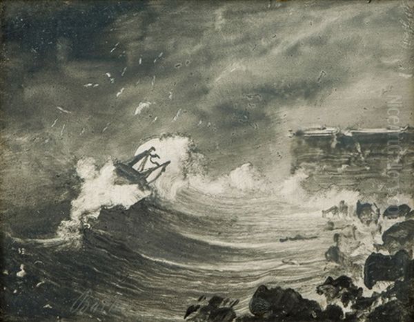 Shipwrek, North Cape Oil Painting by Peder Balke