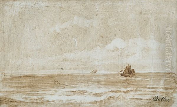 Marine Oil Painting by Peder Balke