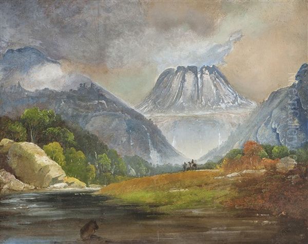 Mount Gausta Oil Painting by Peder Balke