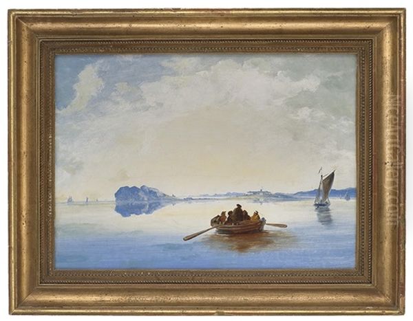 Vardohus Festning Oil Painting by Peder Balke