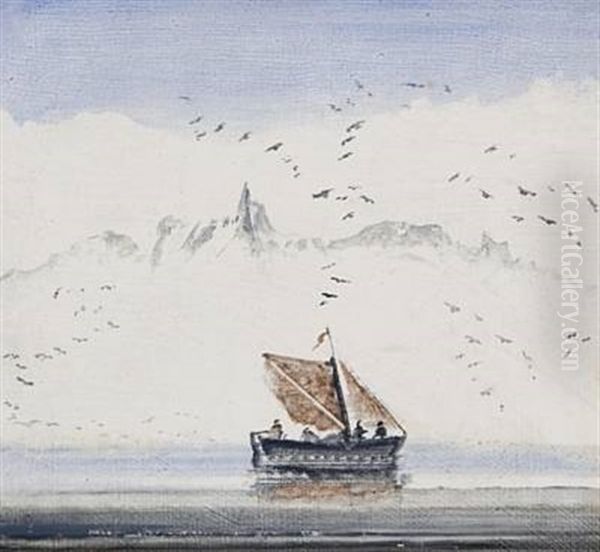 Landskap Fra Nordland Oil Painting by Peder Balke