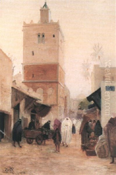 Mosquee Hamoud Pacha by Theodore Charles Balke