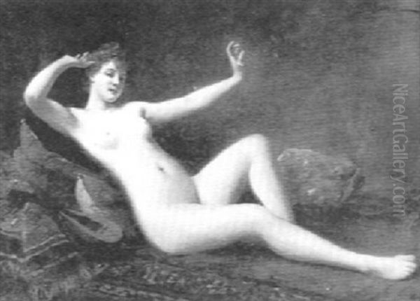 Odalisque by Jules Frederic Ballavoine