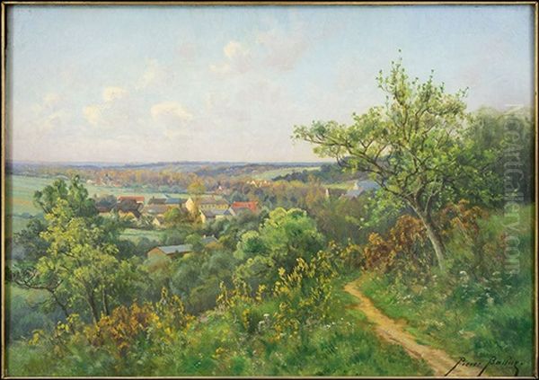 Country Landscape Oil Painting by Pierre-Ernest Ballue