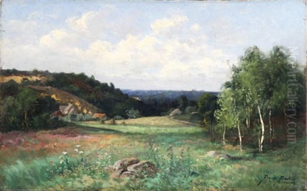 Paysage De Cernay Oil Painting by Pierre-Ernest Ballue