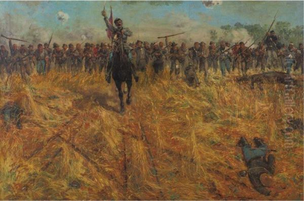 The Rebel Charge Oil Painting by Sydney Adamson