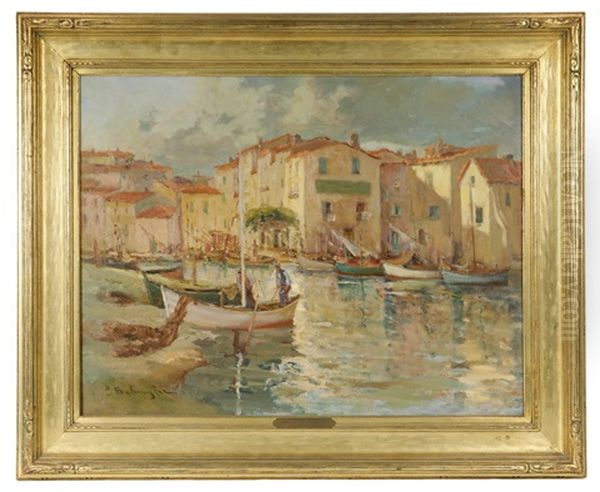 Harbor Scene by Paul-Marcel Candies Balmigere