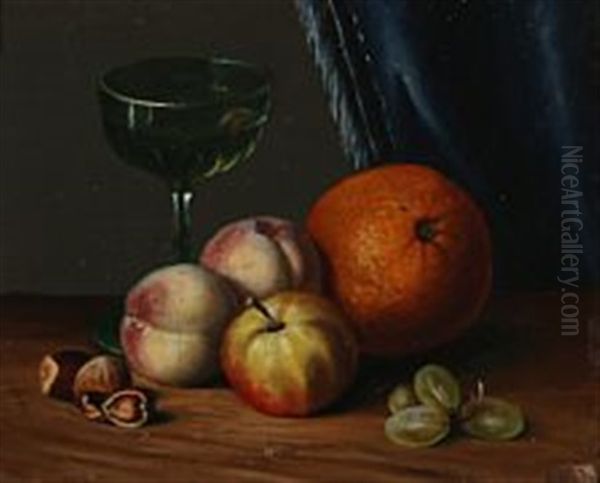 Still Life Oil Painting by Carl Vilhelm Balsgaard