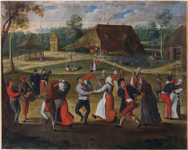 La Fete Villageoise Oil Painting by Pieter Balten