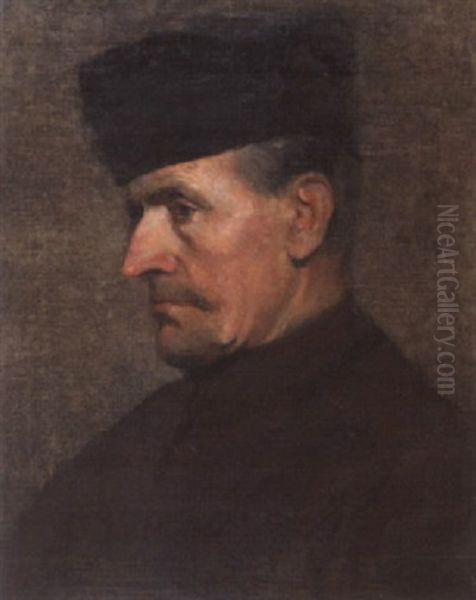 Portrait Eines Geistlichen Oil Painting by Ferdinand Balzer