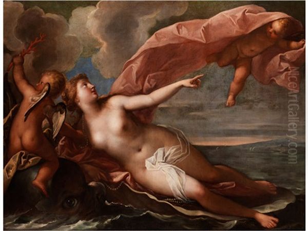 Galatea Oil Painting by Nicolo Bambini