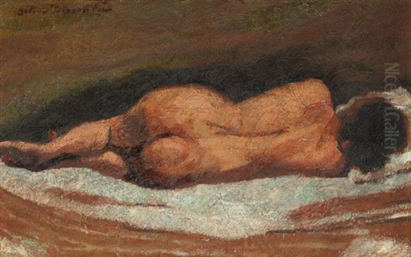 Nud Oil Painting by Octav Bancila