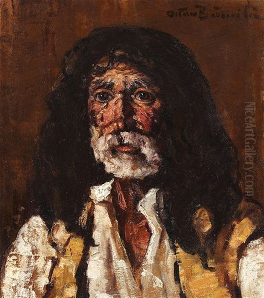 Portret De Taran Bucovinean by Octav Bancila