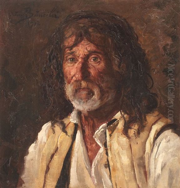 Portretul Lui Grigore Chirileanu Oil Painting by Octav Bancila