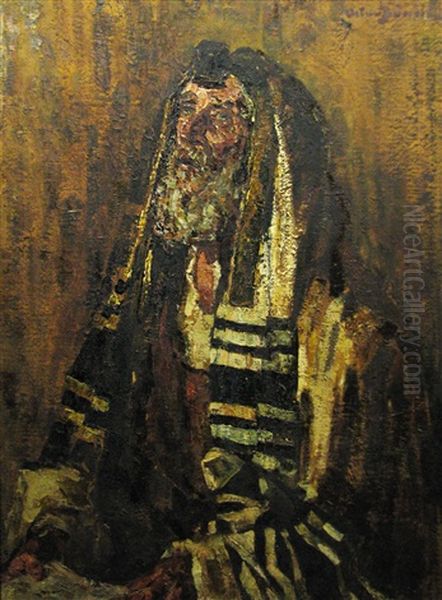 Rabi Oil Painting by Octav Bancila