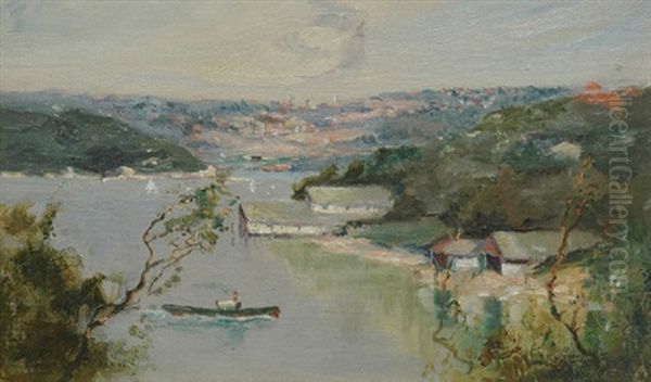 Mosman Bay Oil Painting by John Banks