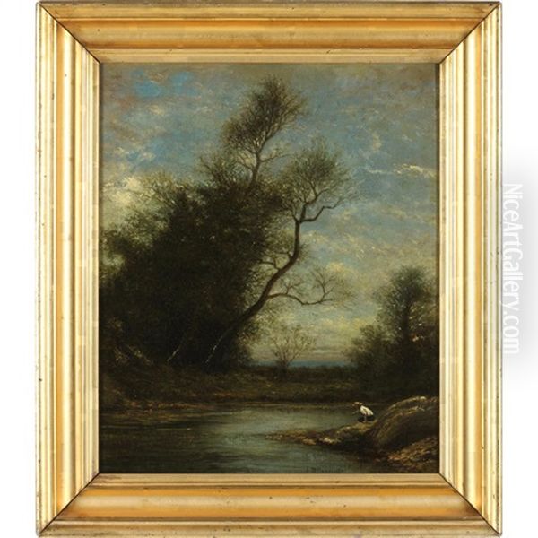 Landscape Oil Painting by Edward Bannister