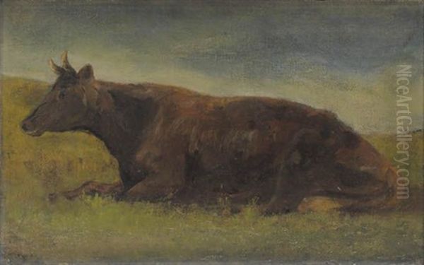 Reclining Cow by Edward Bannister