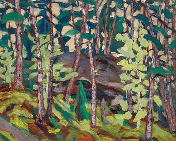 Temagami Oil Painting by Sir Frederick Grant Banting