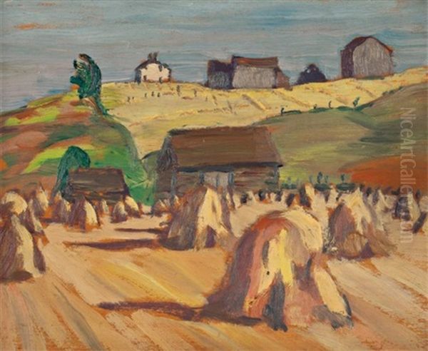 Simcoe County Farm Oil Painting by Sir Frederick Grant Banting