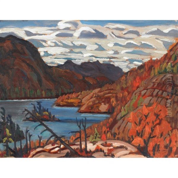 Grace Lake, La Cloche Hills Oil Painting by Sir Frederick Grant Banting