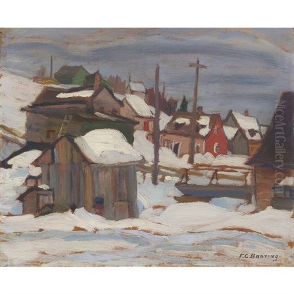 St. Tite Des Caps, Quebec Oil Painting by Sir Frederick Grant Banting