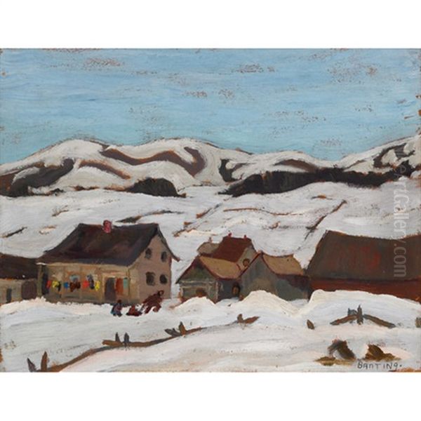 St. Fidele, Quebec Oil Painting by Sir Frederick Grant Banting