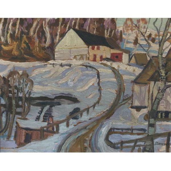 Ste. Irenee, Quebec (dbl-sided) Oil Painting by Sir Frederick Grant Banting