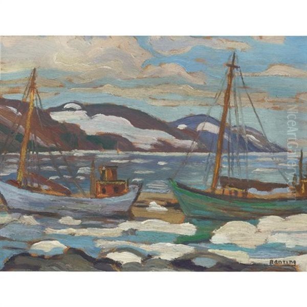 Gaspe, Quebec Oil Painting by Sir Frederick Grant Banting