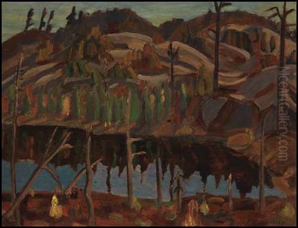 Northern Landscape Oil Painting by Sir Frederick Grant Banting