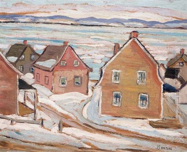 St-jean-port-joli, Quebec Oil Painting by Sir Frederick Grant Banting