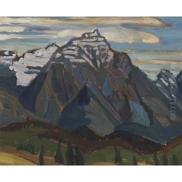 Mountain Range Oil Painting by Sir Frederick Grant Banting