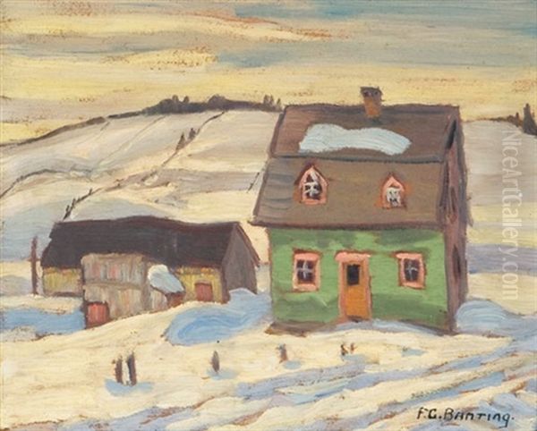 St. Tite Des Cap Oil Painting by Sir Frederick Grant Banting