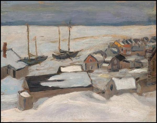 Tobin, The South Shore Of The St. Lawrence Oil Painting by Sir Frederick Grant Banting