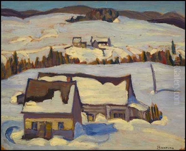 St. Tite Des Caps, Quebec Oil Painting by Sir Frederick Grant Banting