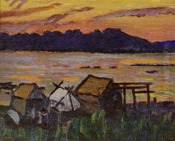 Fort Resolution - Summer Oil Painting by Sir Frederick Grant Banting