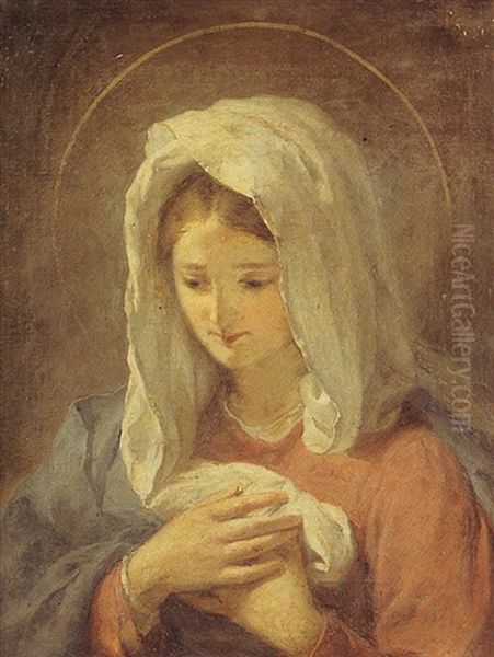 La Vierge De L'annonciation Oil Painting by Nicolo Barabino