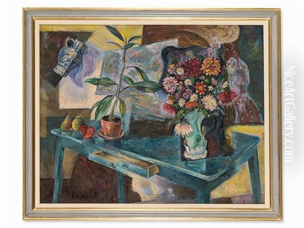 Still Life Oil Painting by Vladimir Davidovich Baranoff-Rossine